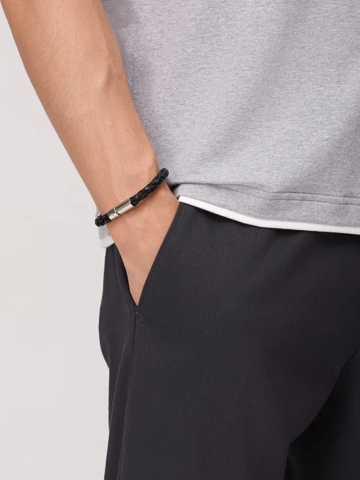 Браслет кожаный ATHISON