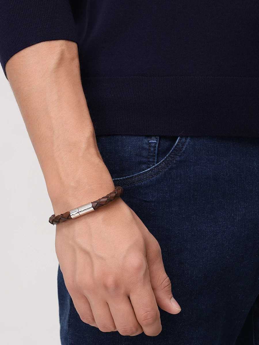 Браслет кожаный