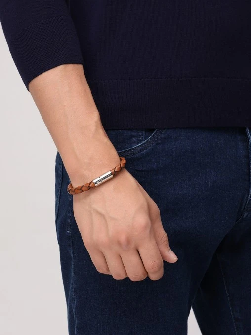 Браслет кожаный ATHISON