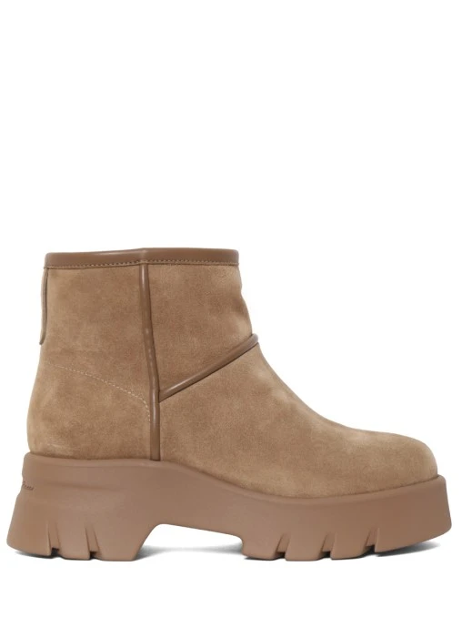 Ботинки замшевые на меху Stormy GIANVITO ROSSI