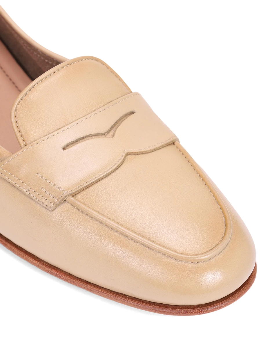 Лоферы кожаные