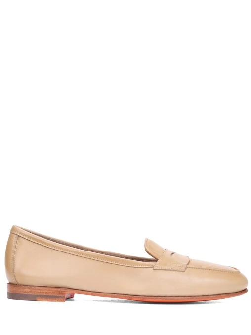 Лоферы кожаные SANTONI