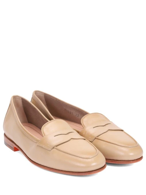 Лоферы кожаные SANTONI