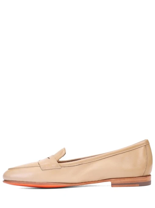 Лоферы кожаные SANTONI