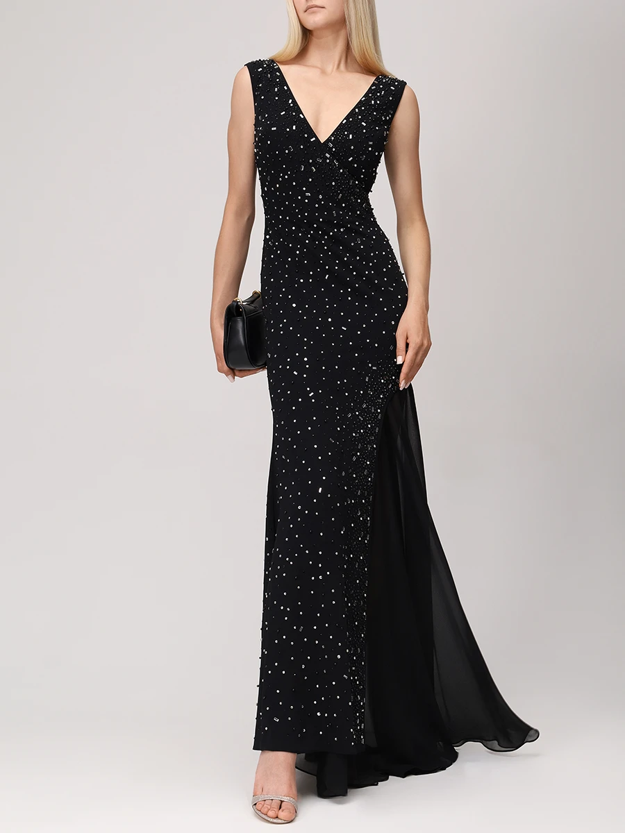 Платье с кристаллами