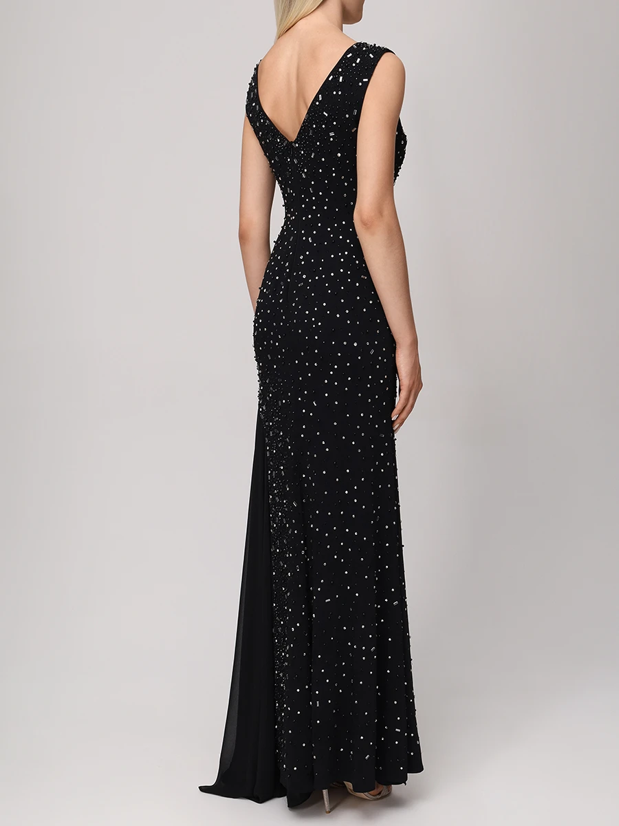 Платье с кристаллами