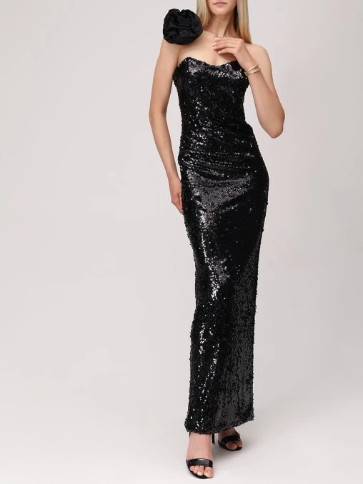 Платье с пайетками LEI LUI