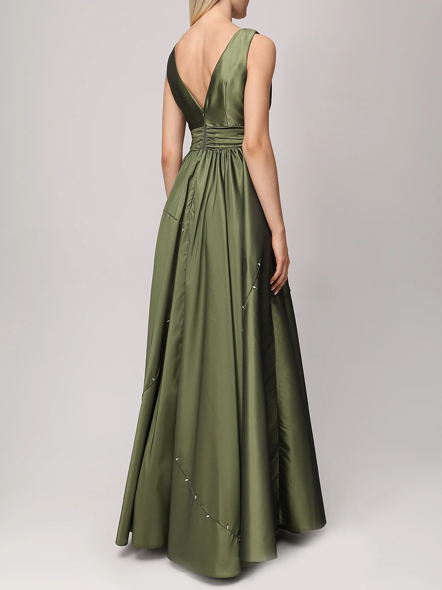 Платье атласное