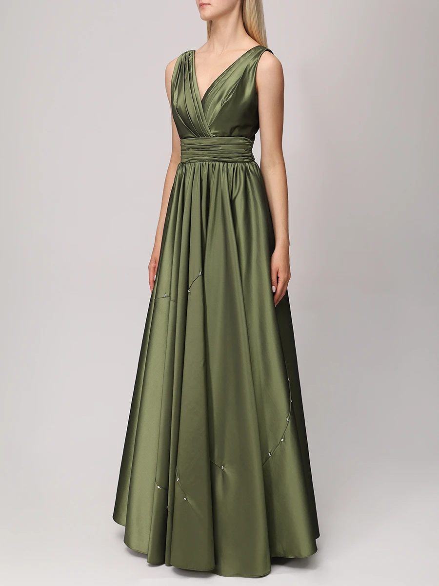 Платье атласное