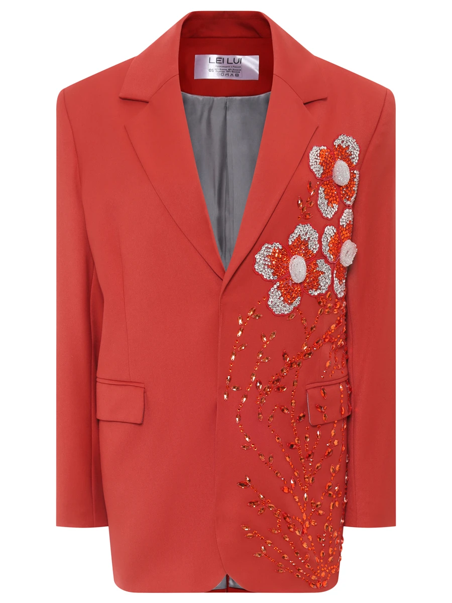 Пиджак с кристаллами