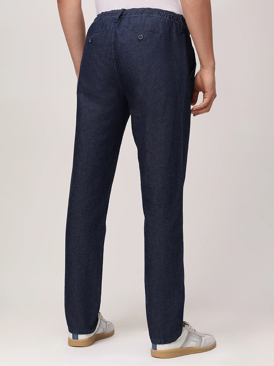 Джинсы Molino из хлопка и льна