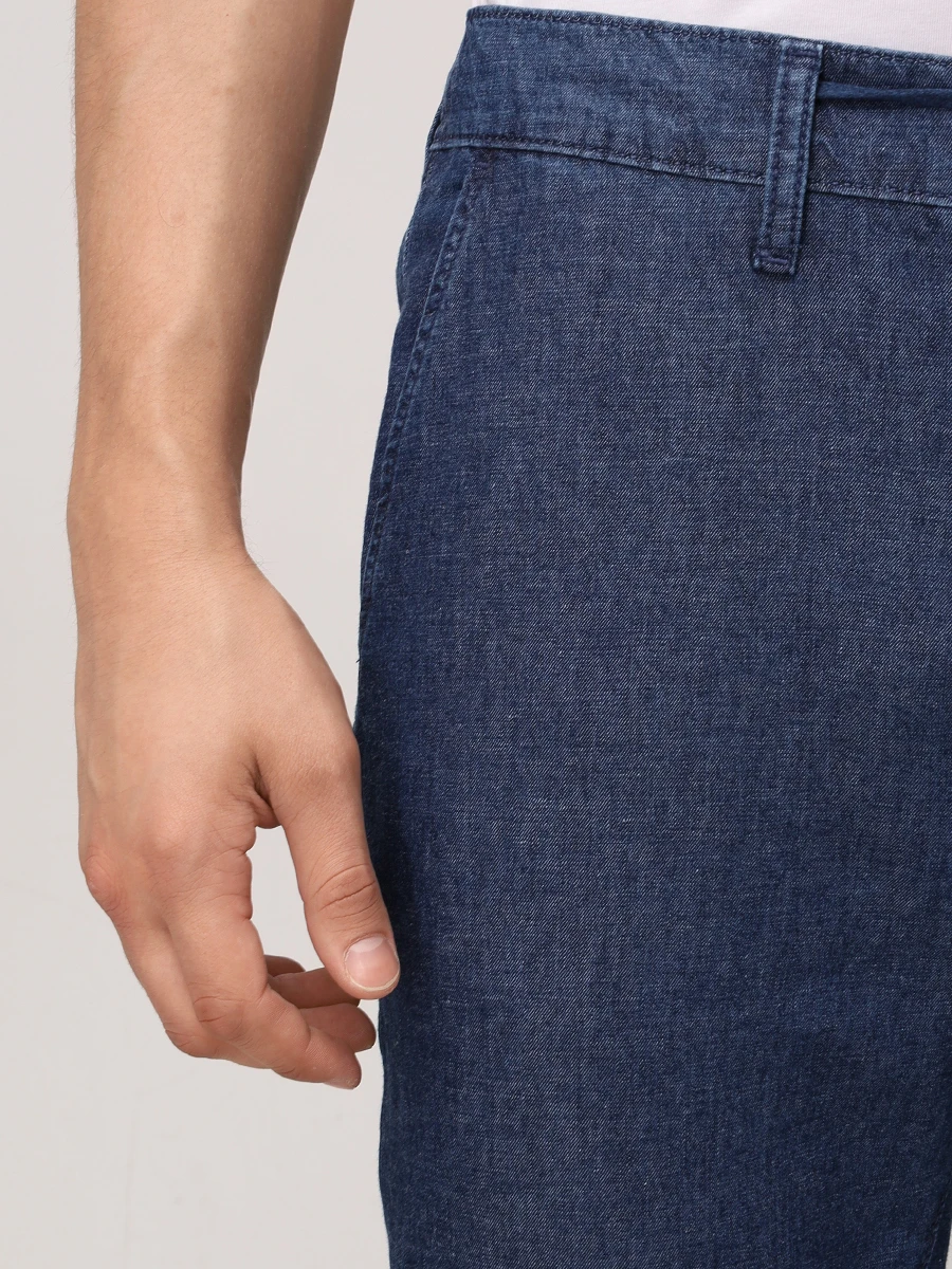 Джинсы Molino из хлопка и льна