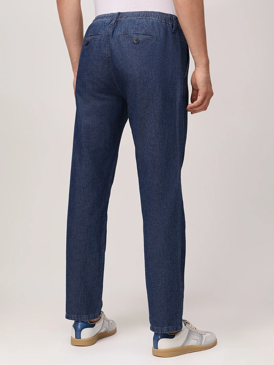 Джинсы Molino из хлопка и льна