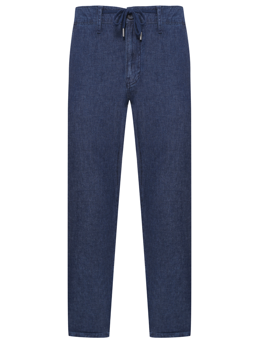 Джинсы Molino из хлопка и льна