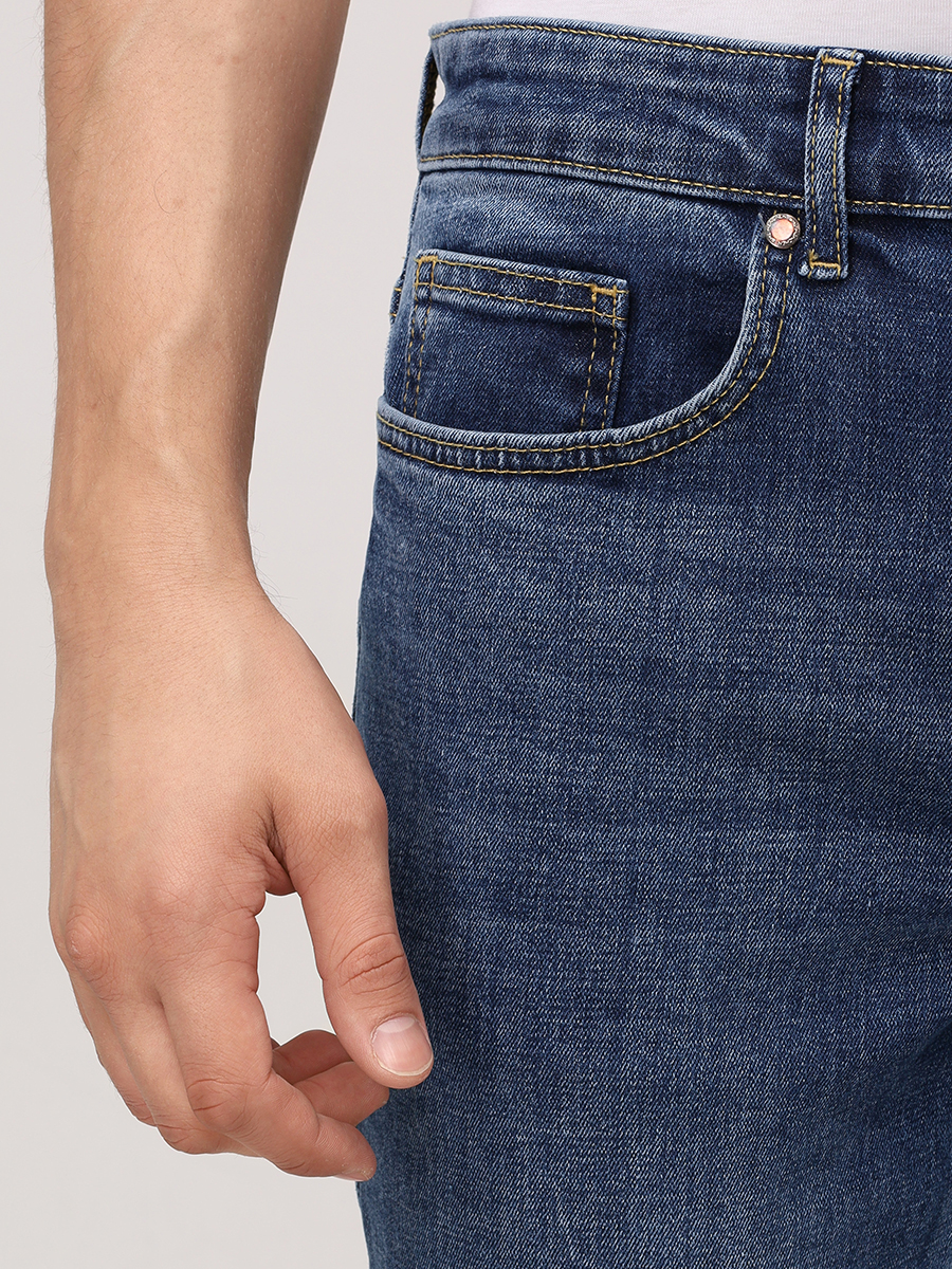 Джинсы Slim Fit хлопковые