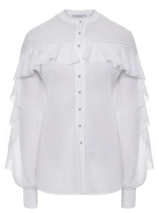 Блуза из вискозы CEPHEYA