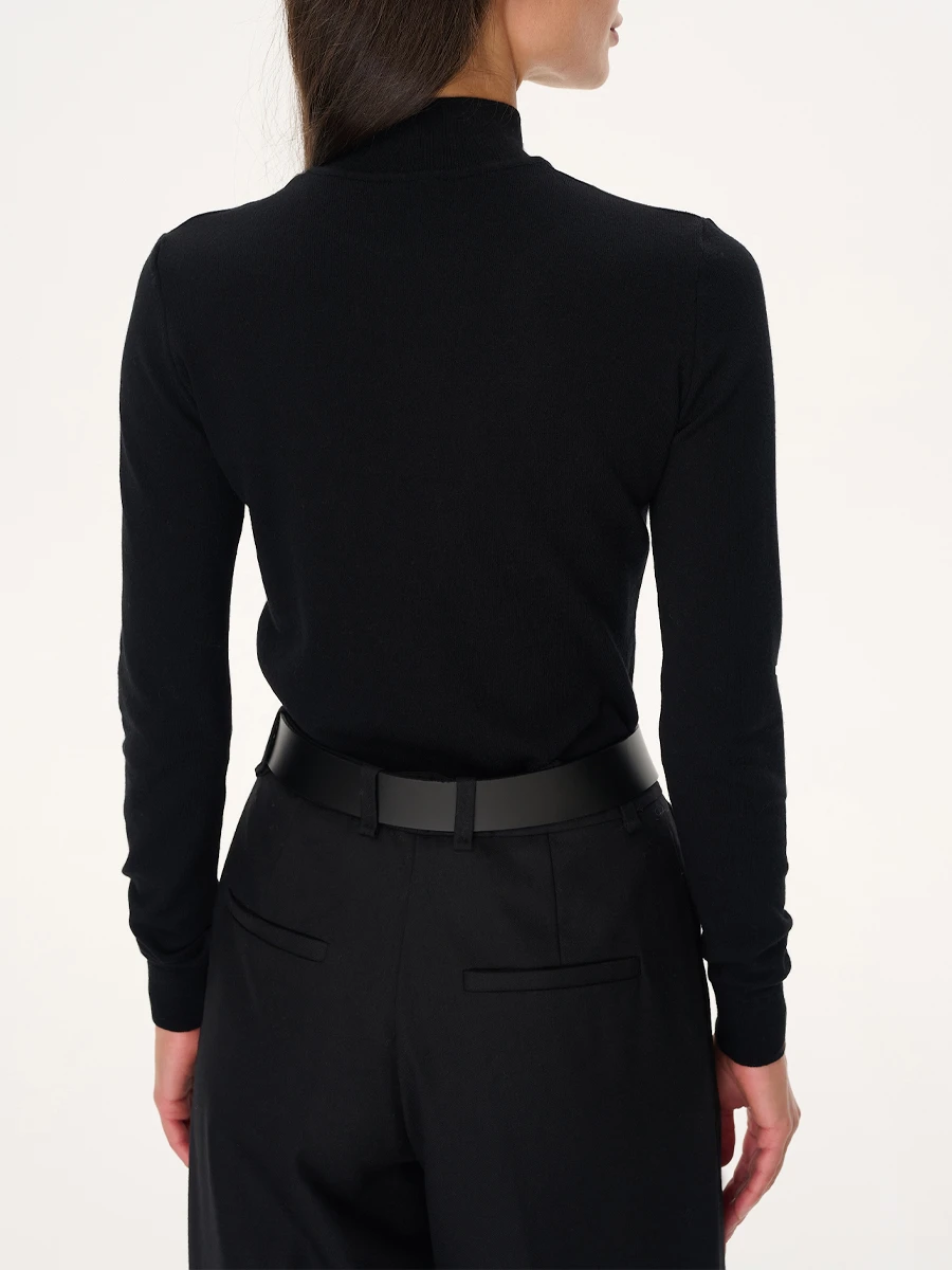 Водолазка однотонная