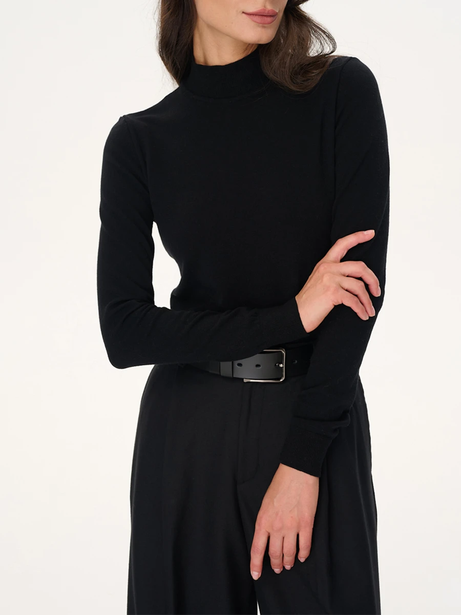 Водолазка однотонная