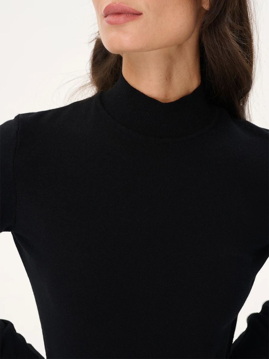 Водолазка однотонная