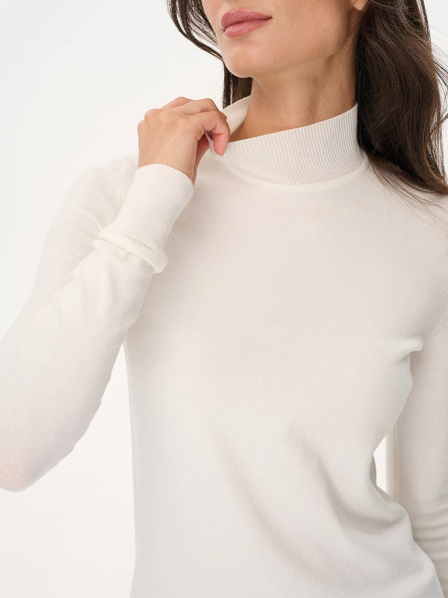 Водолазка однотонная