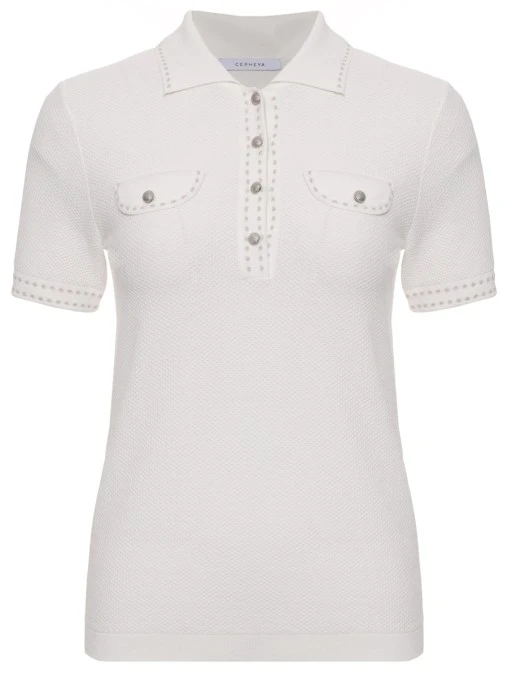 Поло из вискозы CEPHEYA