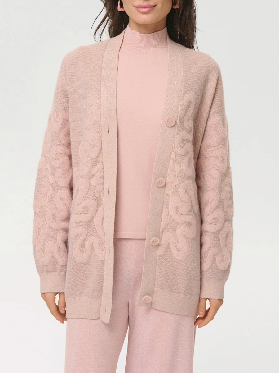 Кардиган вязаный