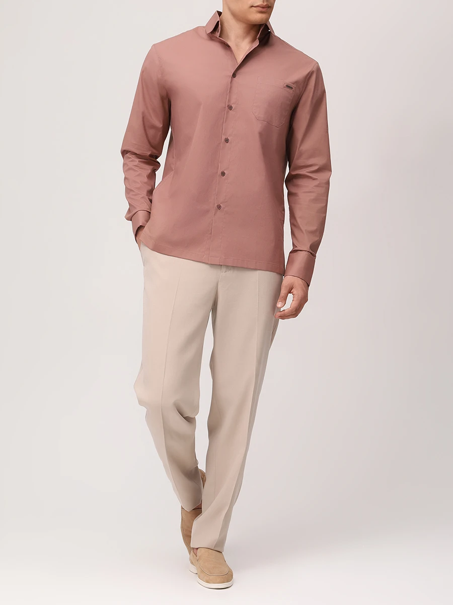 Рубашка Regular Fit хлопковая