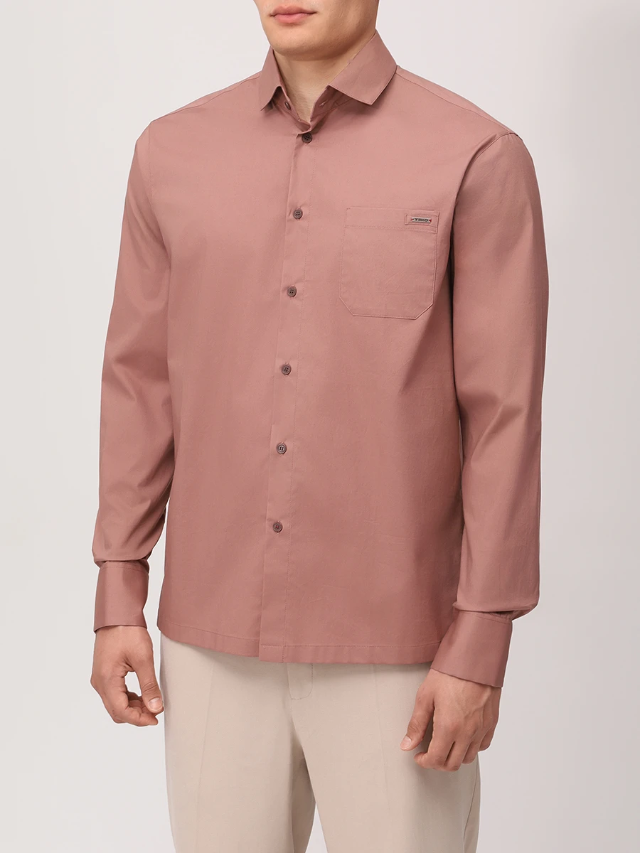 Рубашка Regular Fit хлопковая