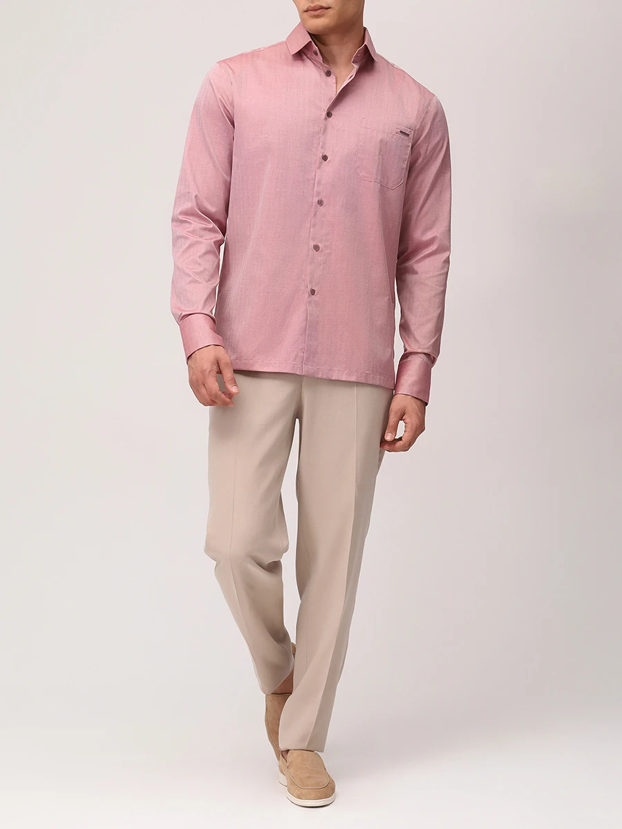 Рубашка Slim Fit хлопковая