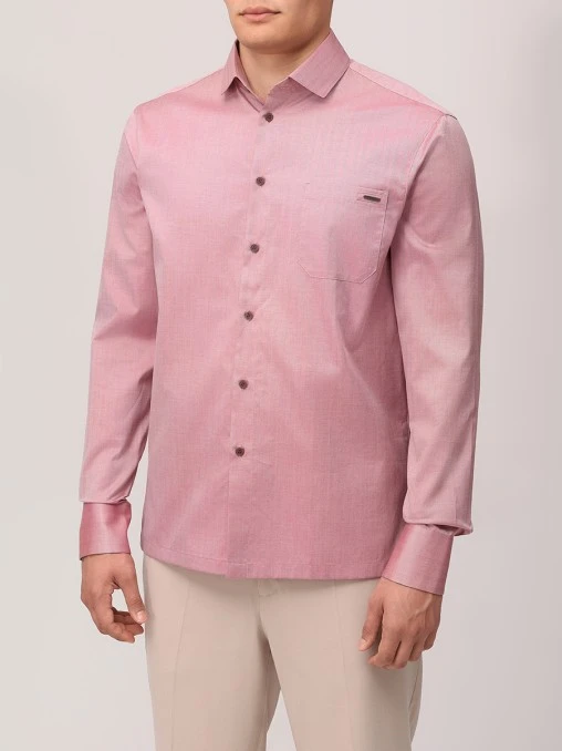 Рубашка Slim Fit хлопковая ТЕКО