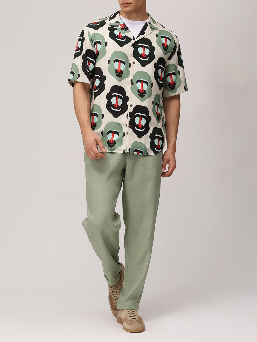 Рубашка Regular Fit хлопковая