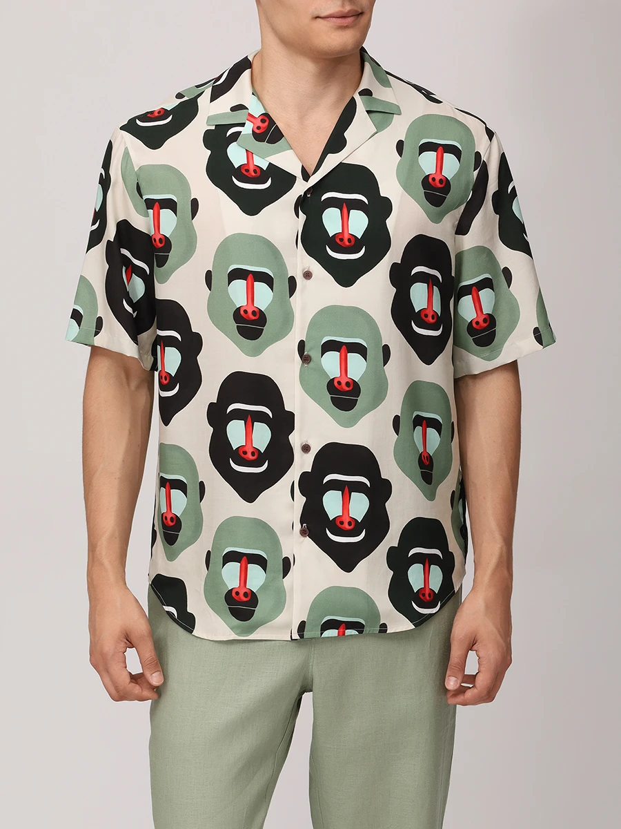 Рубашка Regular Fit хлопковая