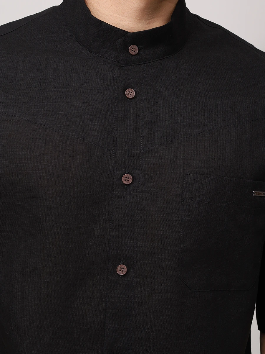 Рубашка Regular Fit льняная