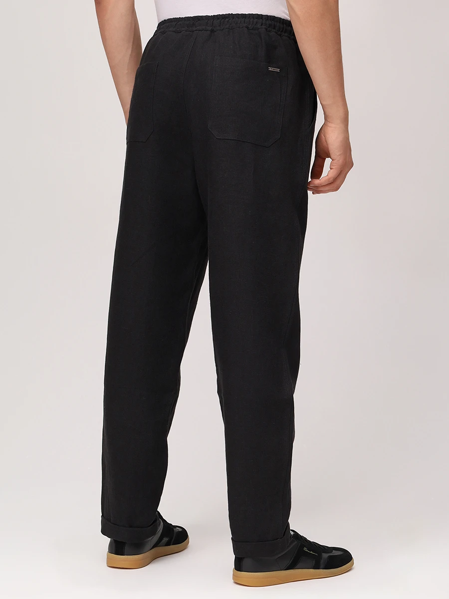 Брюки льняные