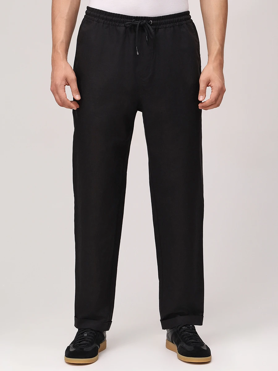 Брюки льняные