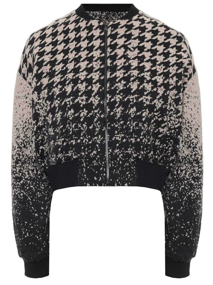 Бомбер Goose Foot шерстяной