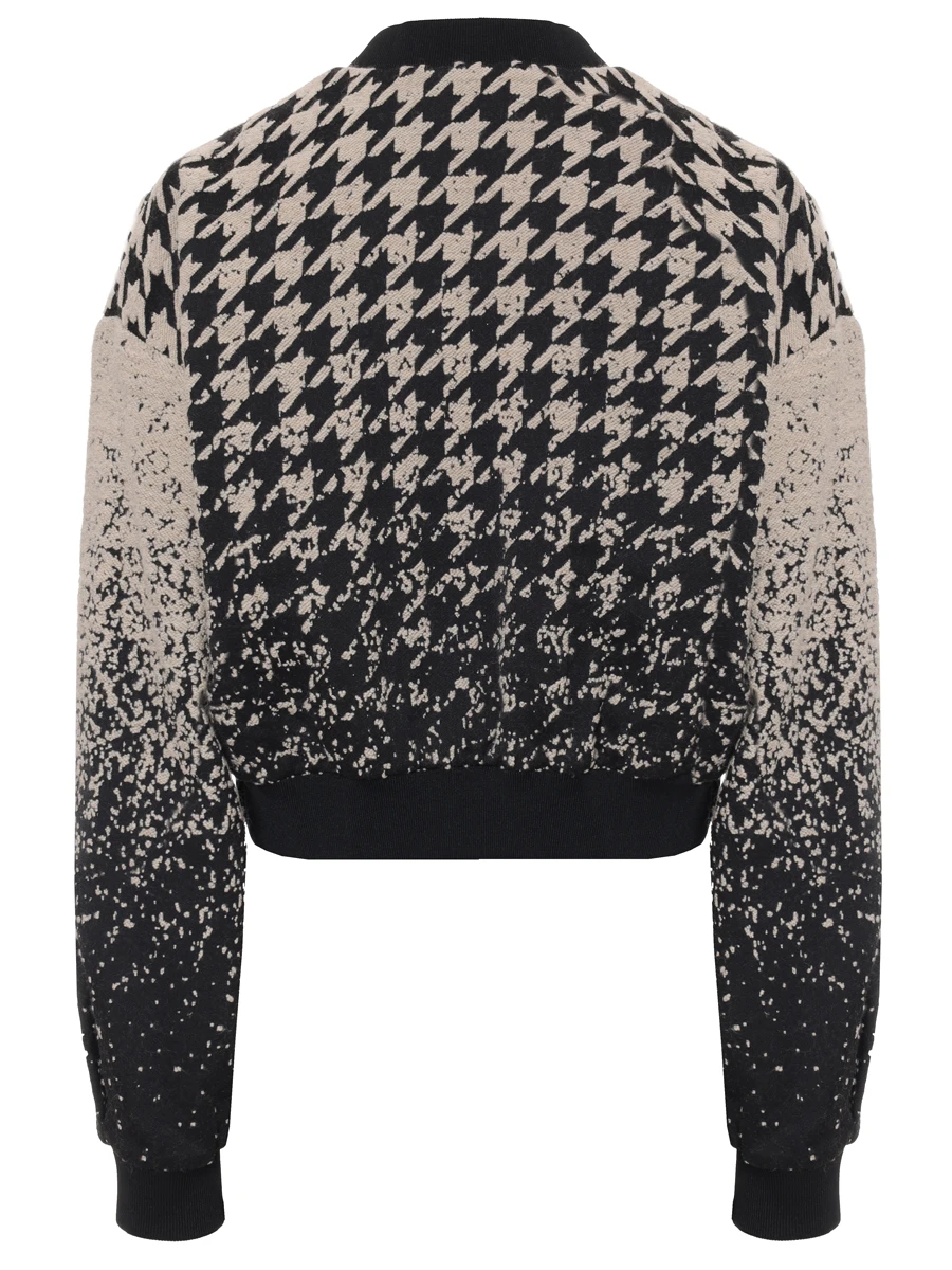 Бомбер Goose Foot шерстяной