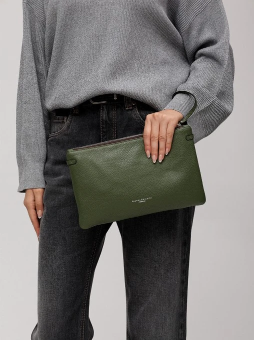 Клатч кожаный GIANNI CHIARINI