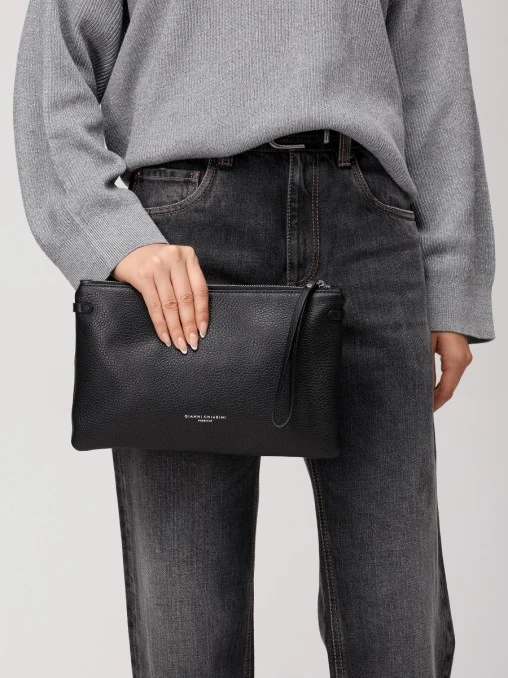 Клатч кожаный GIANNI CHIARINI