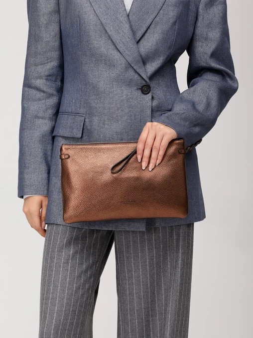 Клатч кожаный GIANNI CHIARINI