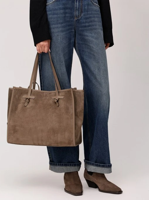 Сумка замшевая GIANNI CHIARINI