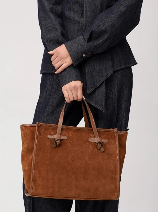 Сумка замшевая GIANNI CHIARINI