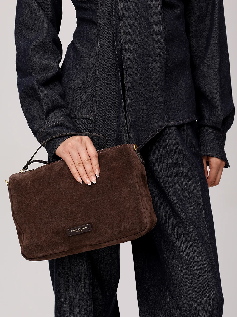 Сумка замшевая