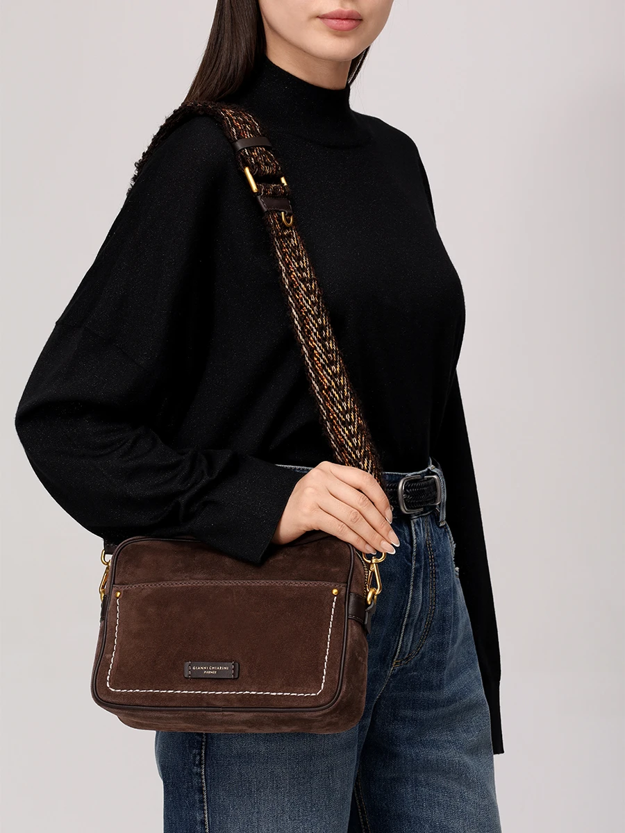 Сумка замшевая