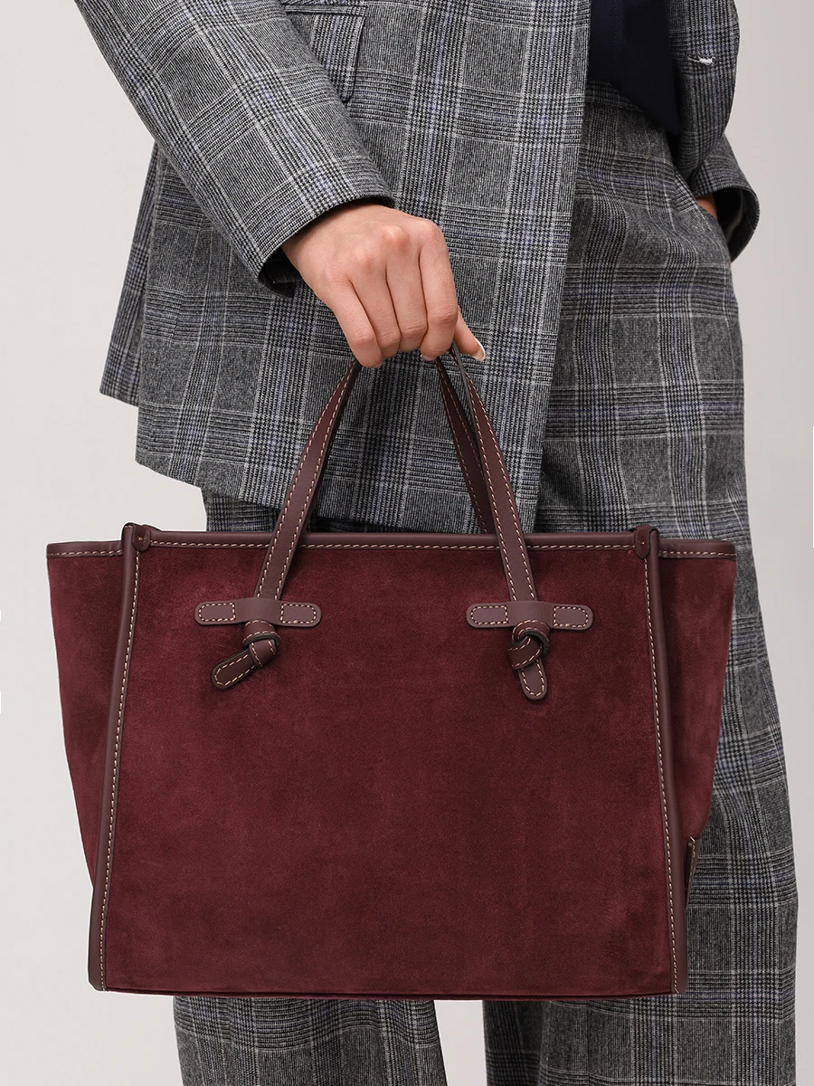 Сумка замшевая