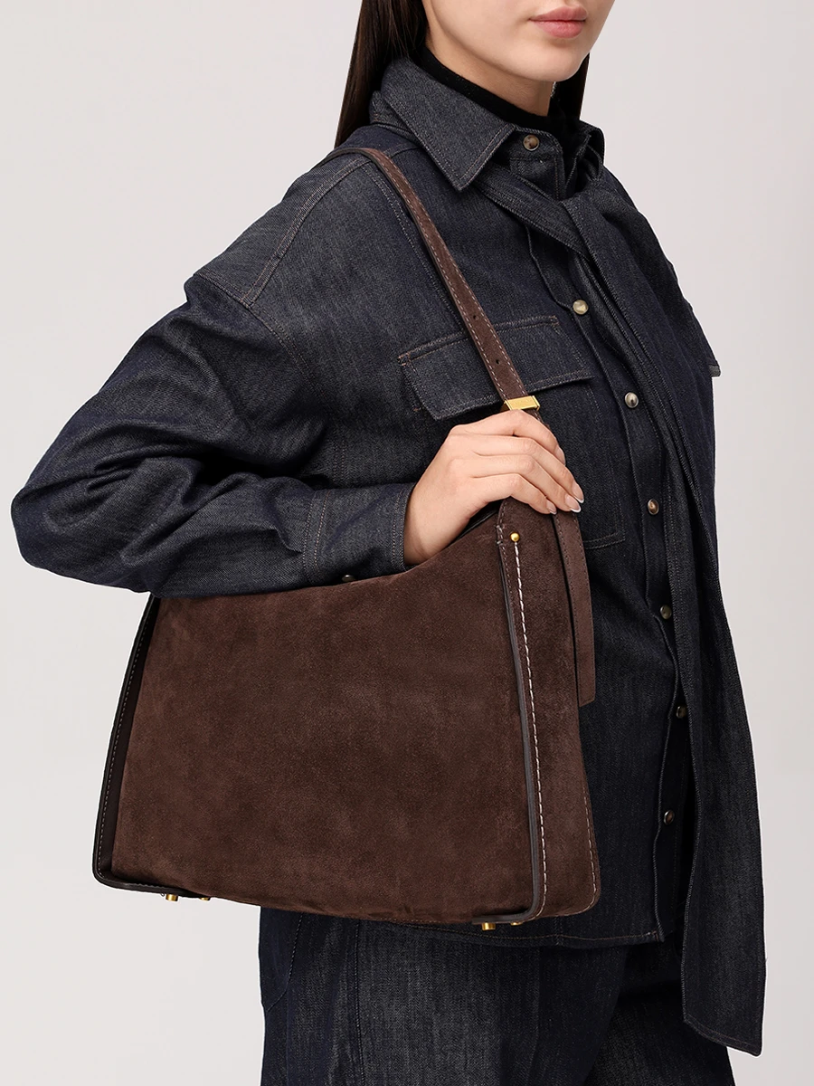 Сумка замшевая