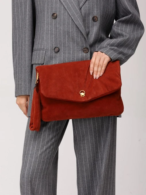 Сумка замшевая GIANNI CHIARINI