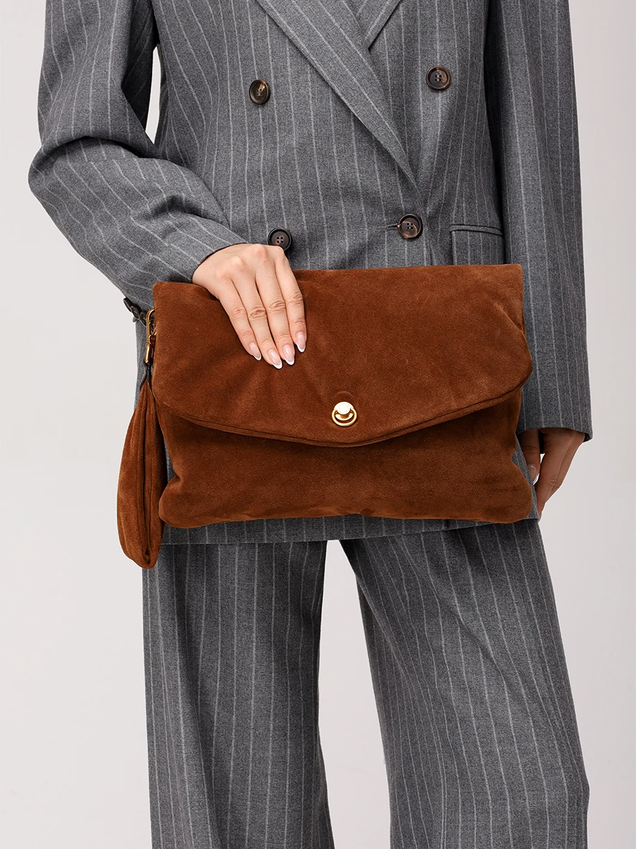 Сумка замшевая