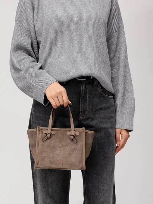 Сумка замшевая GIANNI CHIARINI