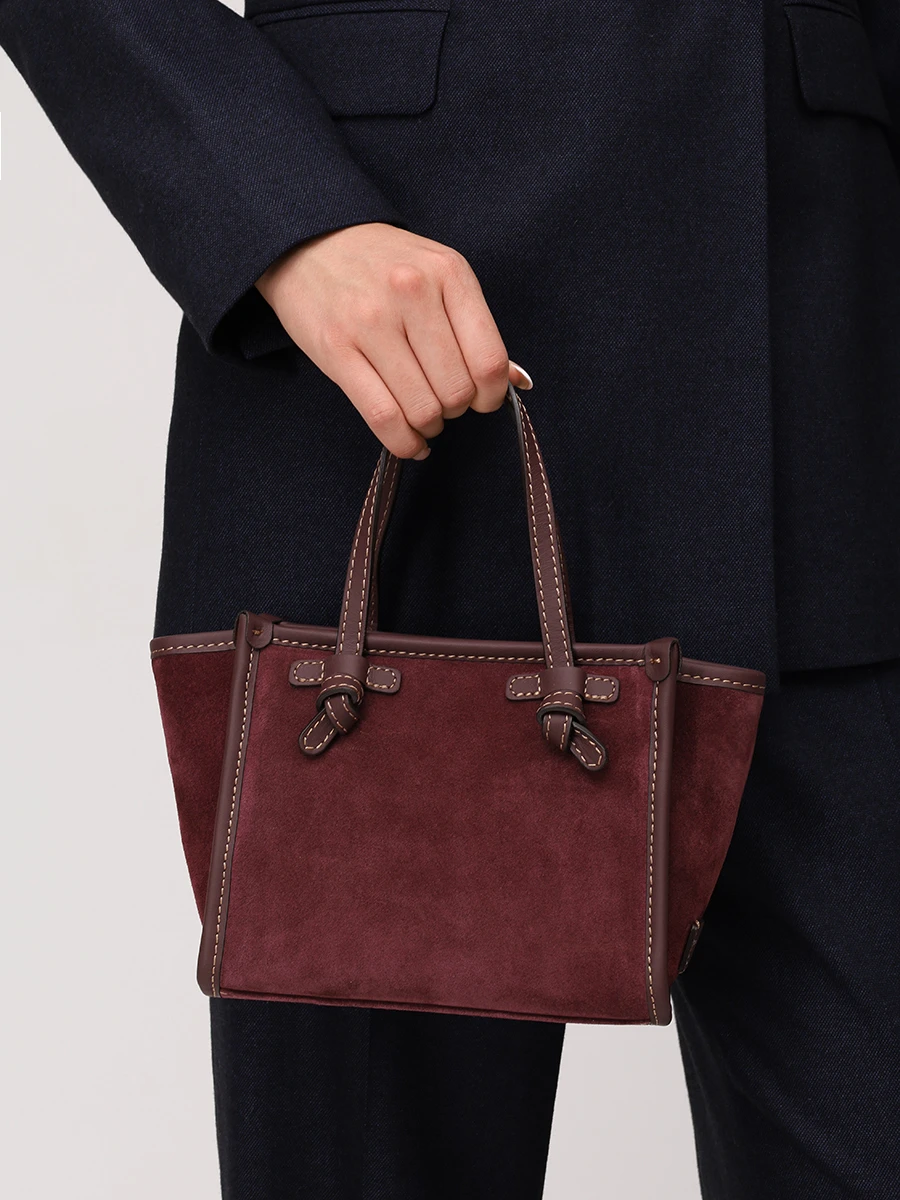 Сумка замшевая